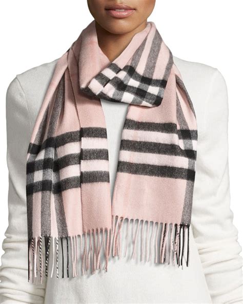 burberry schal ash rose|Burberry The Classic Check Cashmere Scarf.